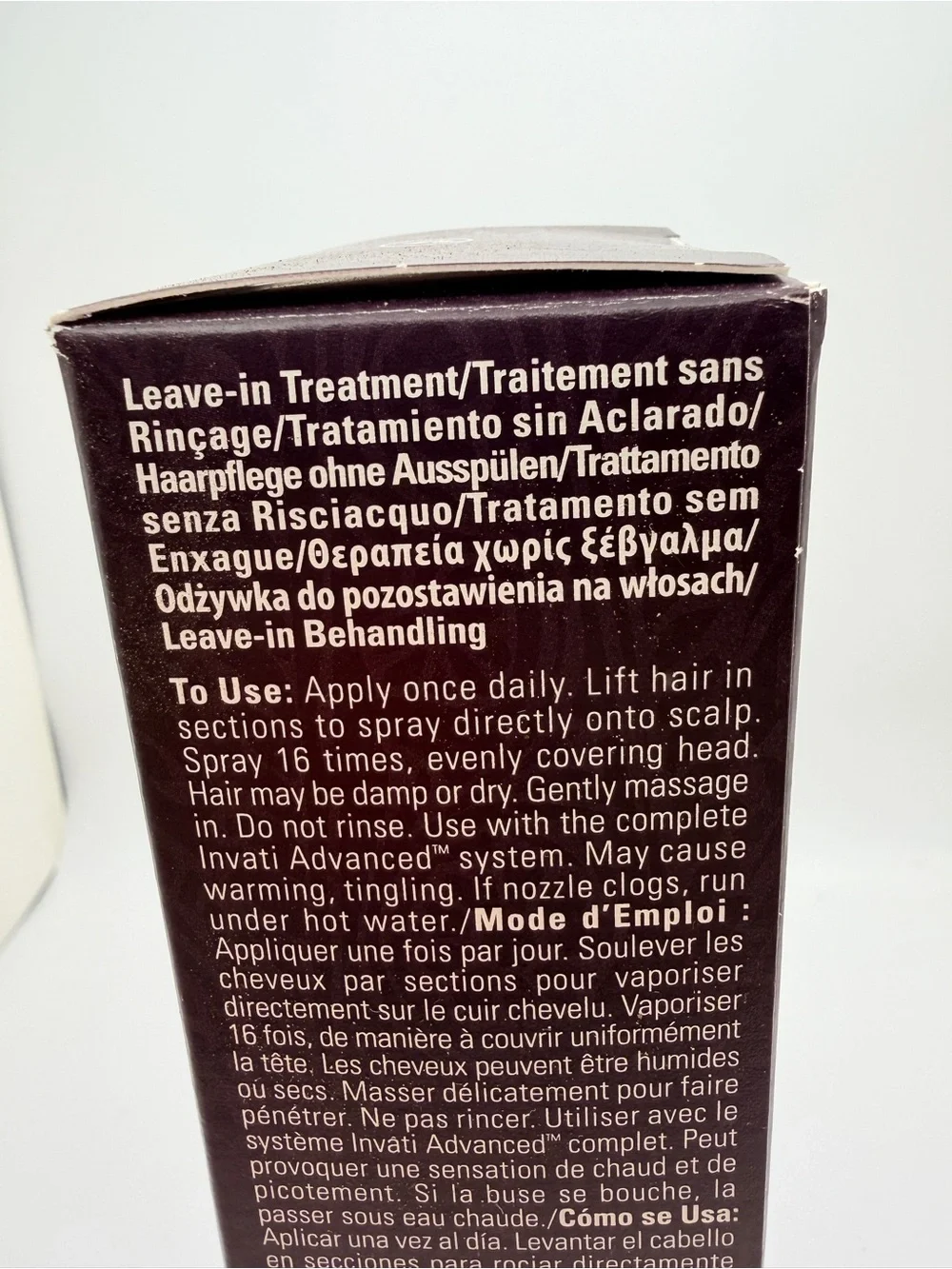 Aveda Invati Advanced Scalp Revitalizer Reduced Hair Loss 5 fl oz/150 mL